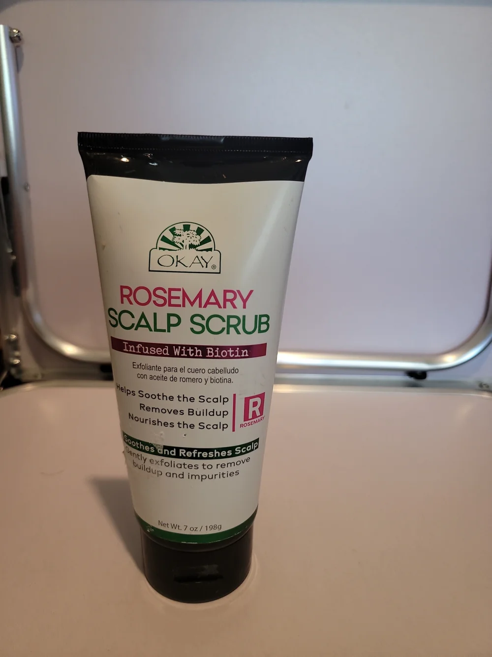 Rosemary Scalp Scrub - Green/White
